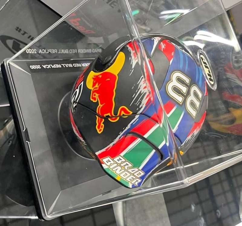 MOTOGP 2020 BRAD BINDER MINI HELMENTS HJC - Signed!