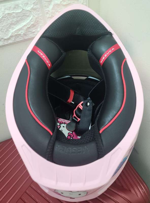 Hello Kitty Pink Motorcycle Helmet - Small