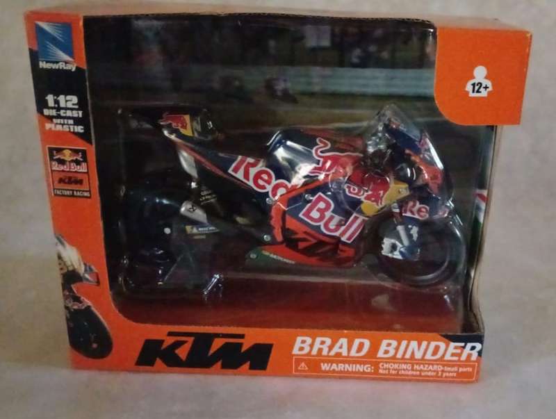 Motogp Brad Binder #33 "Red Bull KTM Factory Racing" 1/12 - Signed 1