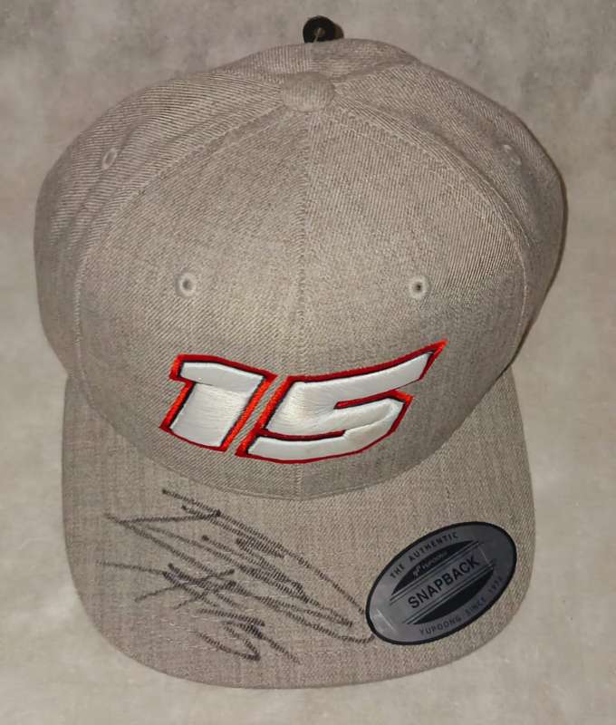 Motogp Darryn Binder #33 Signed Cap Grey 1