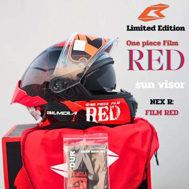 One Piece Film RED Motorcycle Helmet - Medium