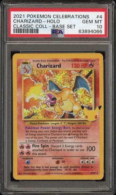 Pokemon Trading Cards Graded PSA 10 - 3 Set Blaistoise