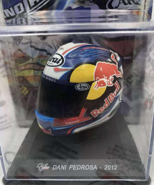 Die Cast Helmets Moto Gp  Dani Pedrosa - 2012  Scale 15 Altaya
