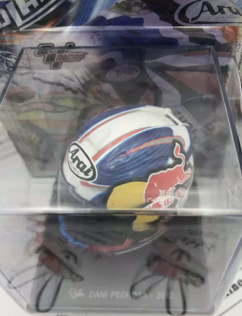 Die Cast Helmets Moto Gp  Dani Pedrosa - 2012  Scale 15 Altaya