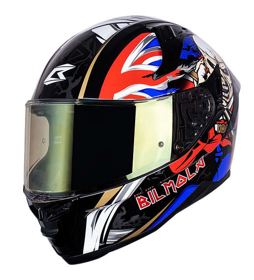 BILMOLA IRON MAIDEN Motorcycle Helmet - Medium