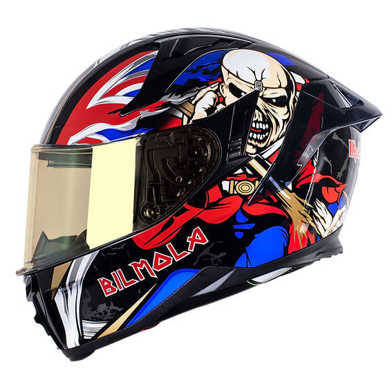 BILMOLA IRON MAIDEN Motorcycle Helmet - Medium