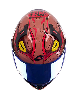 BILMOLA X NARUTO | GAMABUNTA Motorcycle Helmet Large