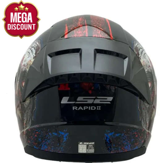 LS2 Motorcycle Helmet Zombie - Medium