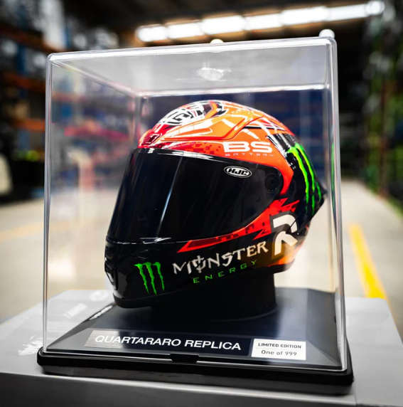 MOTOGP HJC RPHA 1 QUARTARARO MINI HELMET