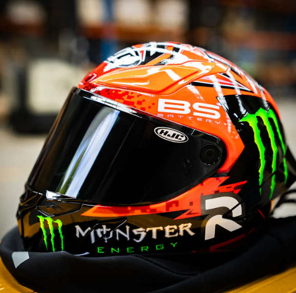 MOTOGP HJC RPHA 1 QUARTARARO MINI HELMET