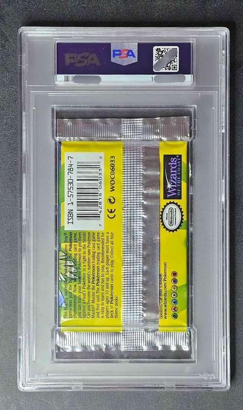 Pokemon PSA 9 1st Edition Base Set Booster Pack Venusaur