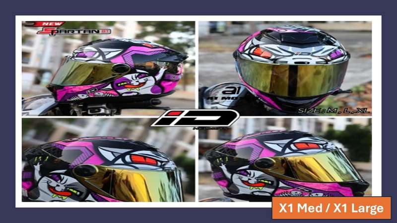 Motorcycle Helmet - Large