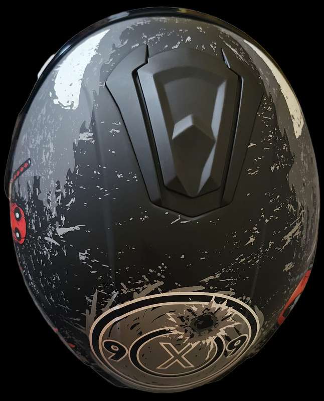 Full Face Deadpool Motorcycle Helmet Medium