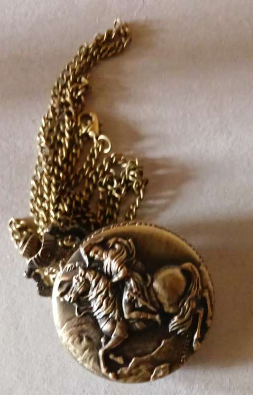 Horse Quartz Pocket Watch