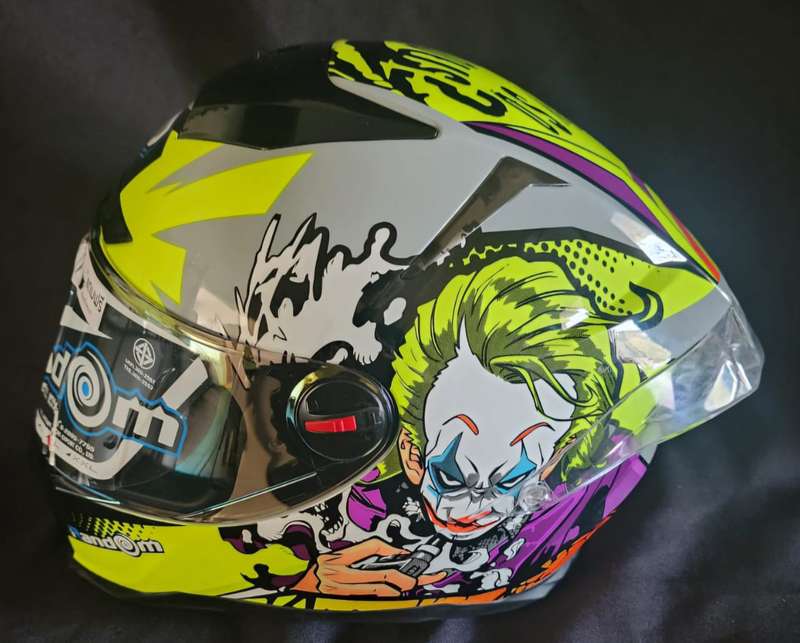 The Joker Motorcycle Helmet - Medium