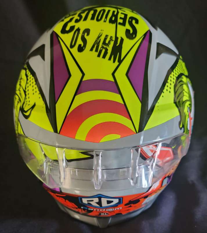 The Joker Motorcycle Helmet - Medium