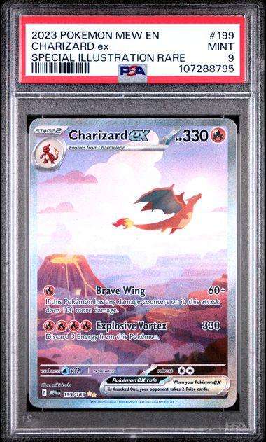 Pokemon Trading Cards Graded PSA 9 Charizard