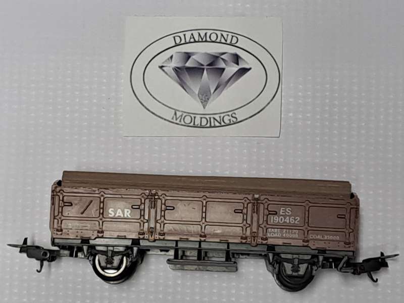 Model Trains HO - Wood Load 4 Thick Wood x1 - 103mm x 28mm x 16mm