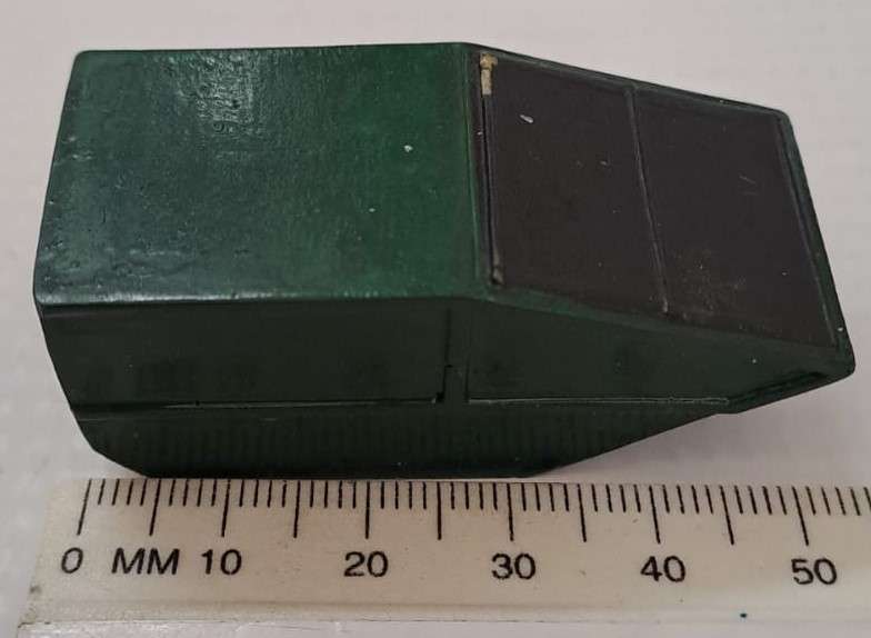 Model Trains HO - 1 x Scrap Bin Close (green) - 52mm x 25mm x 20mm
