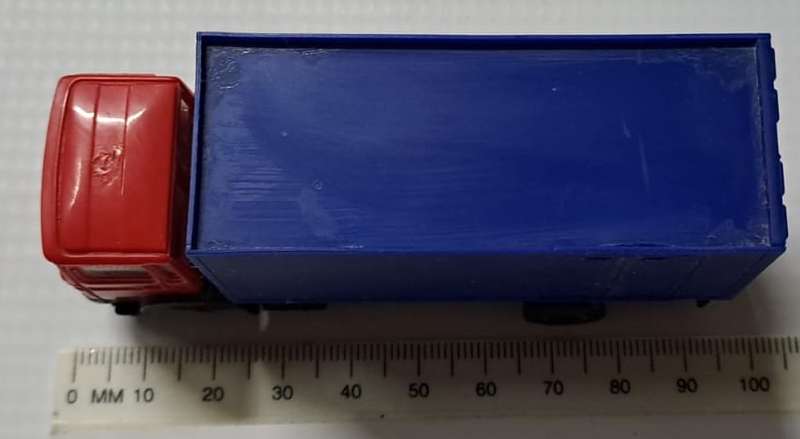 Model Trains/Cars HO 1 x Wiking MAN Delivery Track with driver plastic (Blue).
