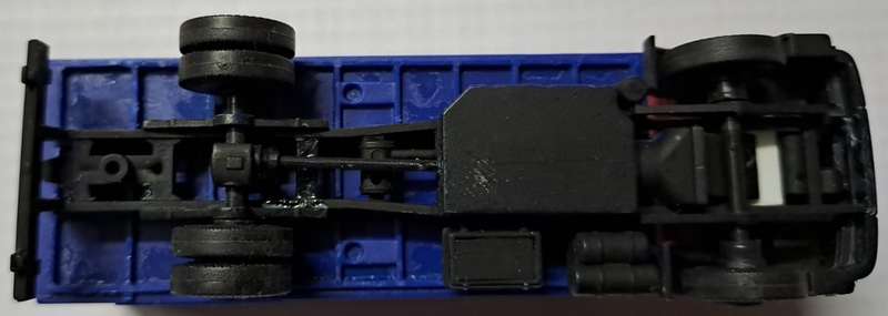 Model Trains/Cars HO 1 x Wiking MAN Delivery Track with driver plastic (Blue).