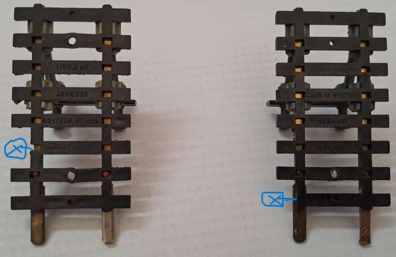Model Trains HO 2 x End Stops/Buffers.