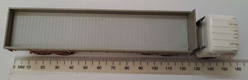 Model Trains/Cars HO 1 x Wiking Truck & Open Trailer.