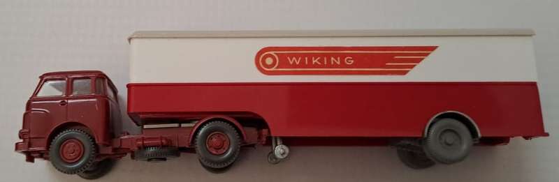 Model Trains/Cars HO 1 x Wiking Truck & Trailers.