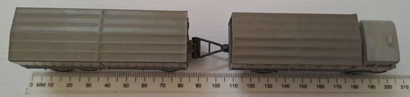 Model Trains/Cars HO 1 x Wiking Truck & Trailers.