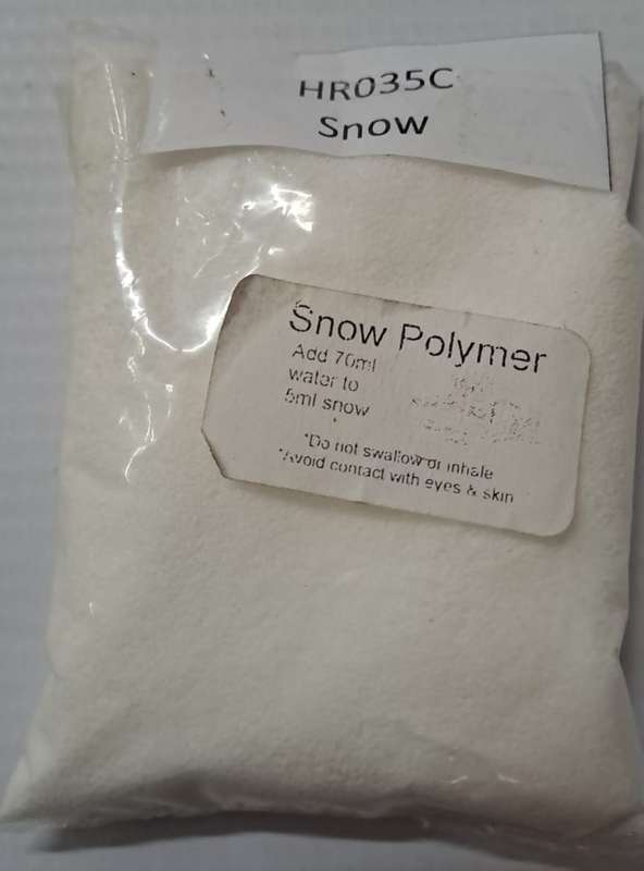 Model Trains HO 1 x Snow Polymer 25g.