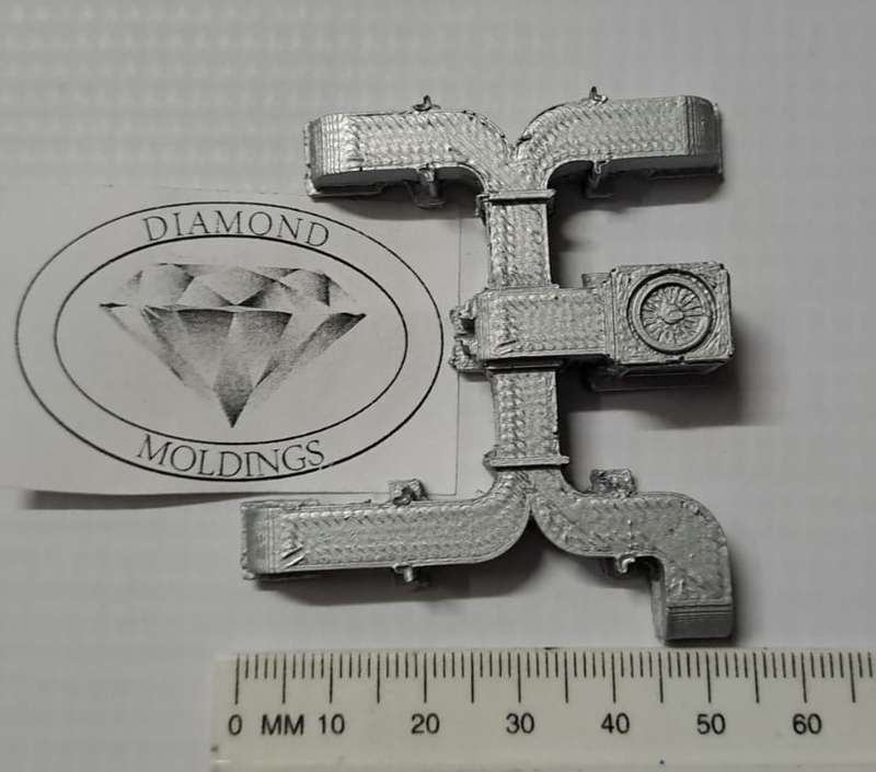 Model Trains HO-Scale - 1 x Roof Aircon Fittings - 59mm x 53mm x 11mm