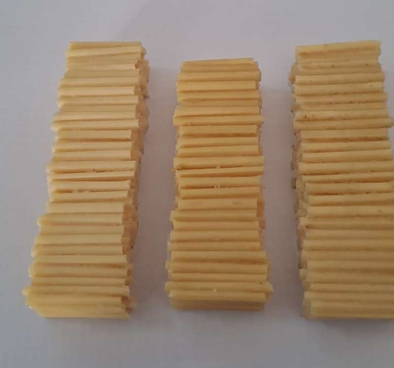 Model Trains HO 3 x Wood piles for Sawmill or flatbed (Unpainted)