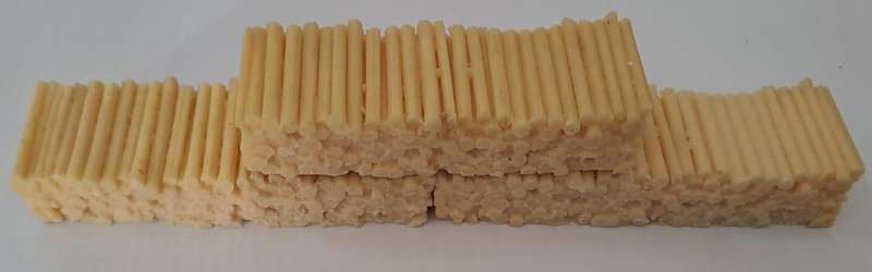 Model Trains HO 3 x Wood piles for Sawmill or flatbed (Unpainted)