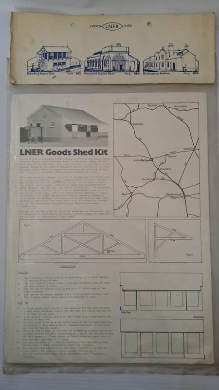 Model Trains 1:87 OO/HO 1 x Goods Shed Kit Building. (Carton)