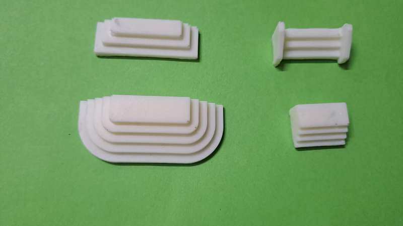 Model Trains 1:87 HO - 1 x Steps for buildings (x4) - Various
