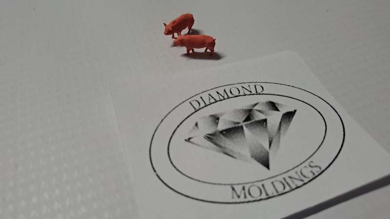 Model Trains 1:87 HO - Animals - Pigs (x2)