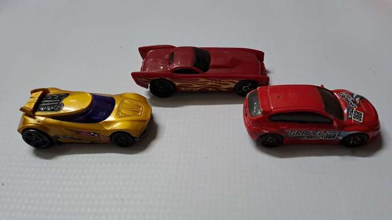 Hot Wheels Diecast Model Car X3 Pack 1/64 scale