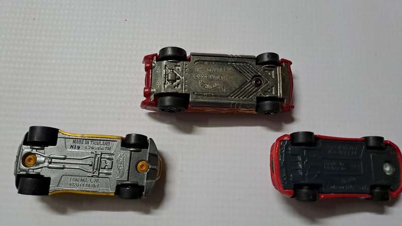 Hot Wheels Diecast Model Car X3 Pack 1/64 scale