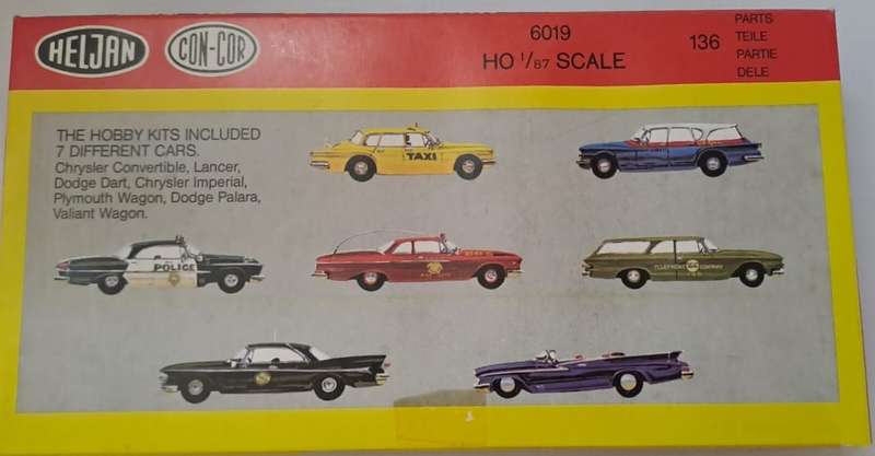 Model Trains/Track HO 1 x Heljan Kit of 7 different Cars.
