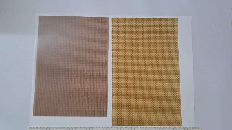Model Trains 1:87 HO 1 x Printed gloss paper to stick on buildings. (132mm x 182mm & 128mm x 202mm)
