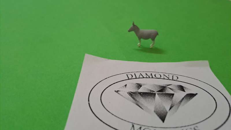 Model Trains 1/87 H0 - Animals - Donkey (x1)