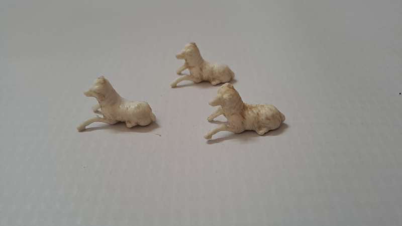 Model Trains H0-Scale 3 x Sheep.