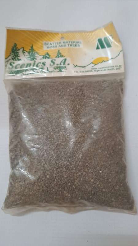 Model Trains HO 1 x Ground Cover Material - Coarse light Brown (+ - 433g)