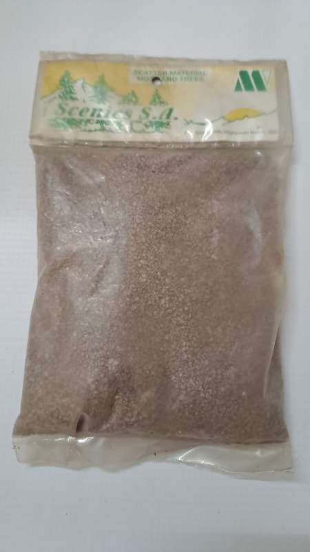 Model Trains HO 1 x Ground Cover Material - Medium/Coarse Dark Brown (+ - 433g)