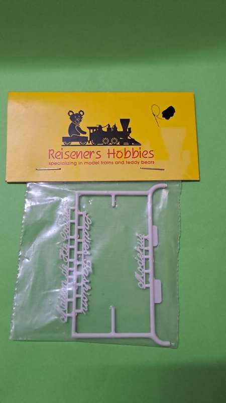 Model Trains HO 1 x Name board