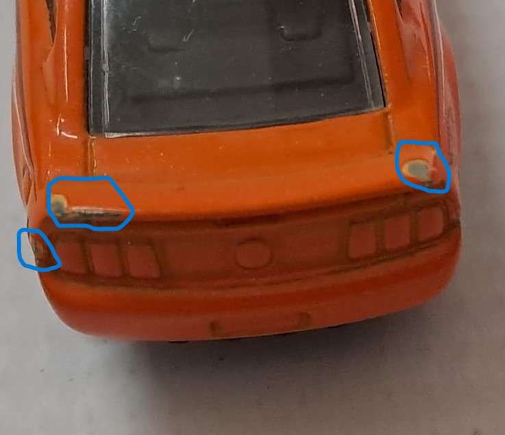 Hot wheels Diecast Model Car GT 500 `Mattel` 1/64 scale.