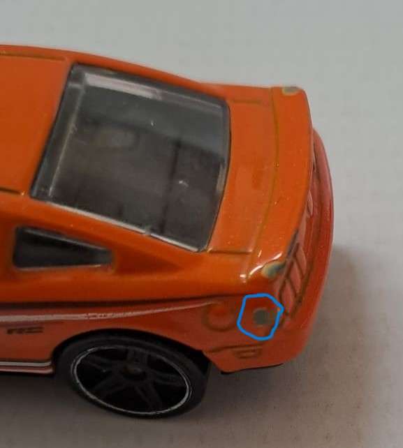 Hot wheels Diecast Model Car GT 500 `Mattel` 1/64 scale.