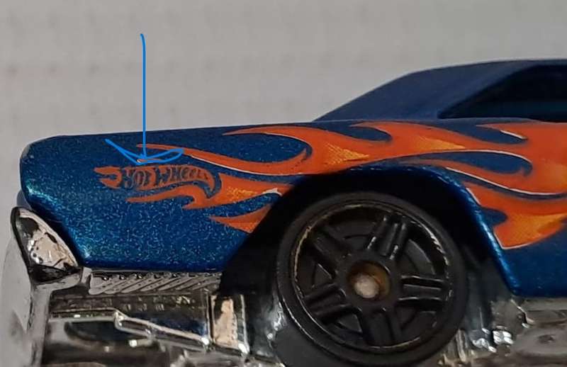 Hot wheels Diecast Model Car 1968 Dodge Dart 2010 `Mattel` 1/64 scale.