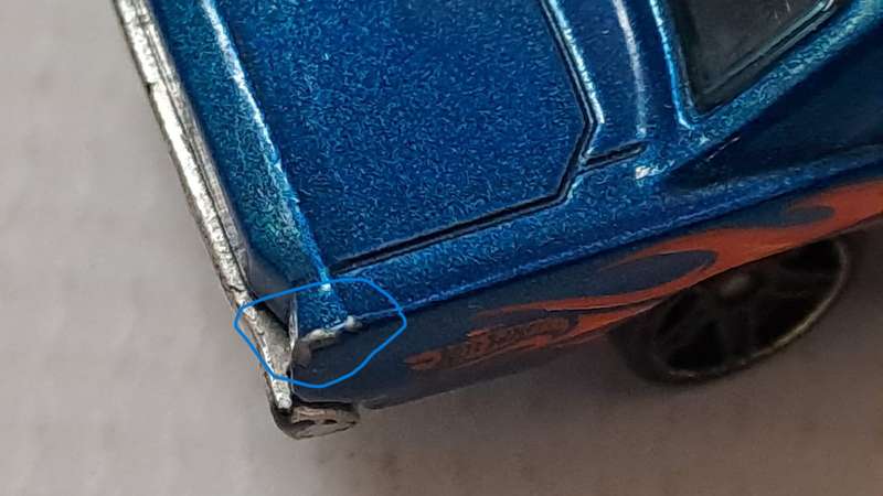 Hot wheels Diecast Model Car 1968 Dodge Dart 2010 `Mattel` 1/64 scale.