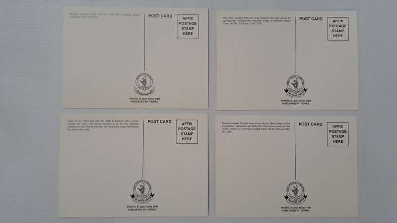 Trains Postcards 4 x Steam Lot.1 Postcards are all unused and new.